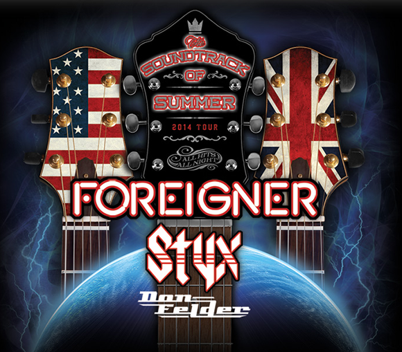 Styx, Foreigner: The Soundtrack of Summer Tour with guest Don Felder at Firstmerit Bank Pavilion